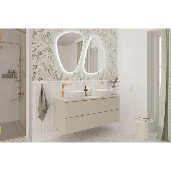 Blat łazienkowy 120cm biały DALIA CASHMERE 89-120-46, Comad